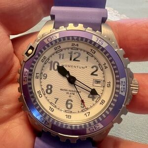 MOMENTUM M1 SPLASH PURPLE DIVE WATCH